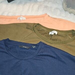 Bohme Short Sleeve Tees - Navy, Olive, Peach